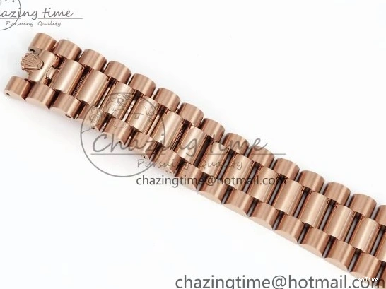 MiroTime 0209 OdorResistant Day Date 36 RG TWSF Best Edition White Diamonds Dial on RG Bracelet A 1610